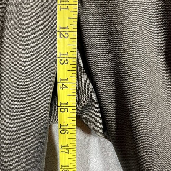 Canali Dress Pants Mens 38 Wool Stretch Straight Leg Relaxed Quiet Luxury - Picture 6 of 11